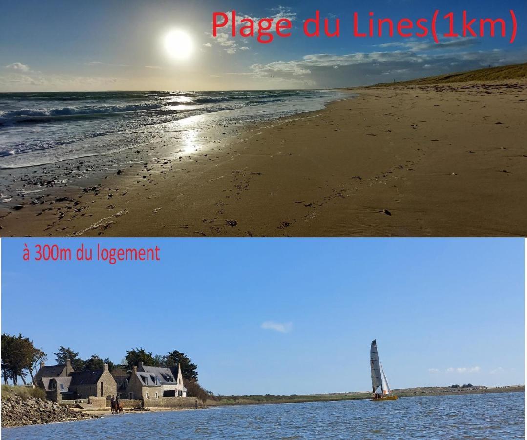 Maison De Vacances 4 Pers Avec Jardin Privatif A 1Km Plage Lines Et 300M De La Mer De Gavres - Ar Pil Jadur Plouhinec  Exteriör bild