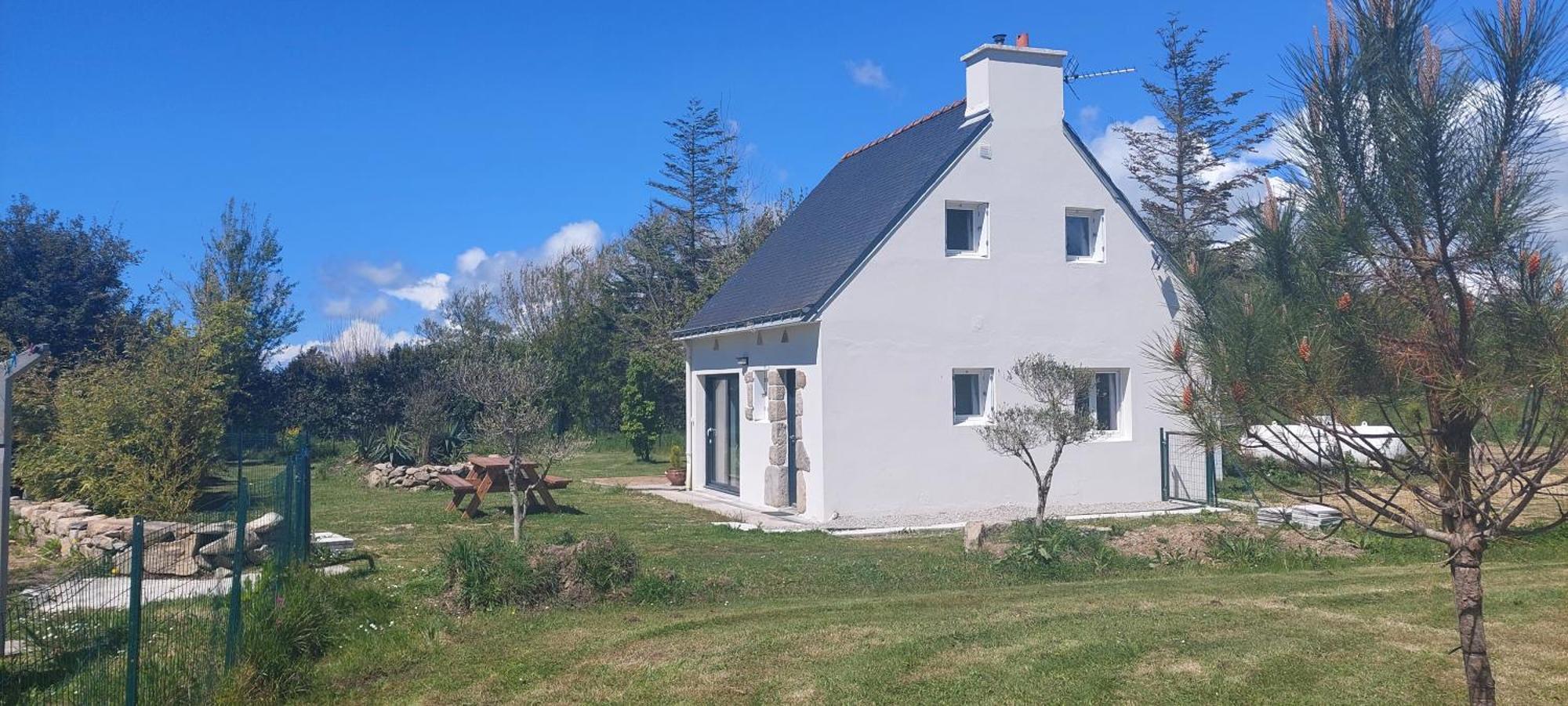 Maison De Vacances 4 Pers Avec Jardin Privatif A 1Km Plage Lines Et 300M De La Mer De Gavres - Ar Pil Jadur Plouhinec  Exteriör bild
